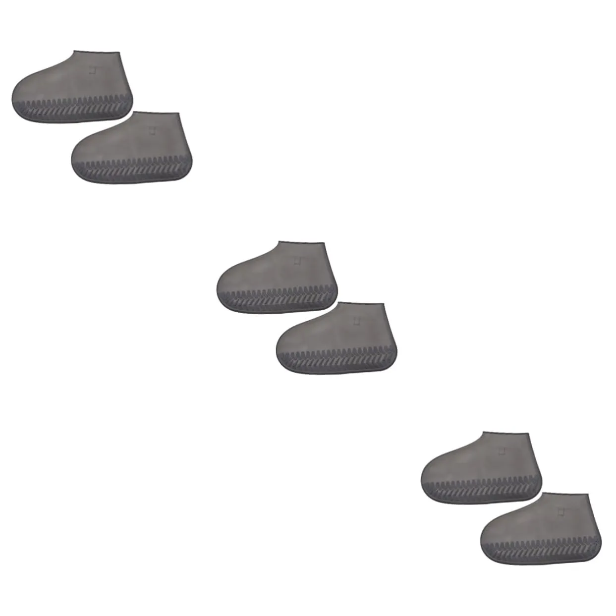 3 Pairs Waterproof Shoe Covers Rain Shoes for Women Waterproof Rain Shoe Covers Shoes Cover Shoe Protector Non Shoe Covers Rubber Shoe Covers Water Proof Rain Boots Women's/659