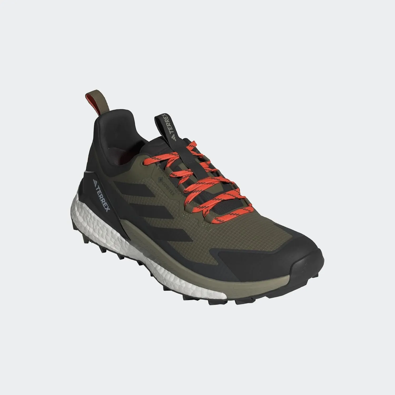 adidas Mens Terrex Free Hiker 2 Low GTX Hiking Hiking Sneakers Shoes - Black