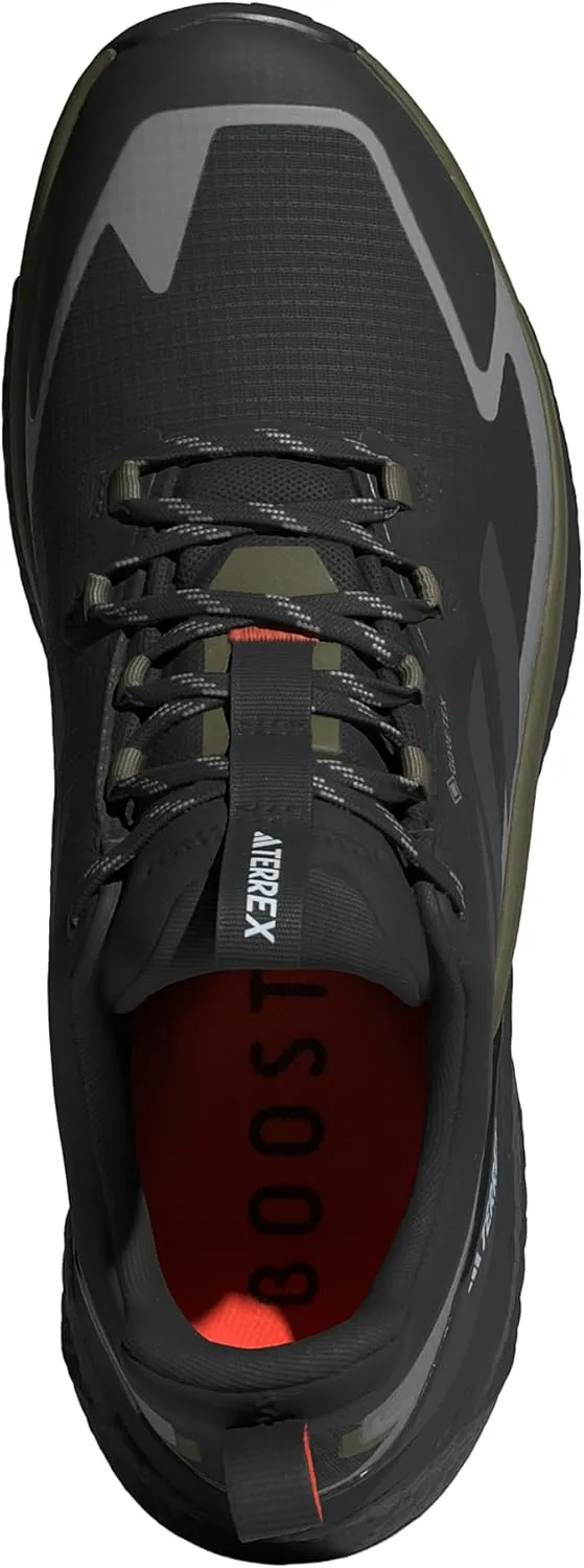 adidas Mens Terrex Free Hiker 2 Low GTX Hiking Hiking Sneakers Shoes - Black