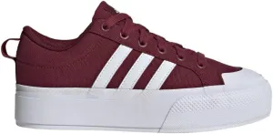 adidas Womens Bravada 2.0 Platform Skate Sneakers Shoes - Red