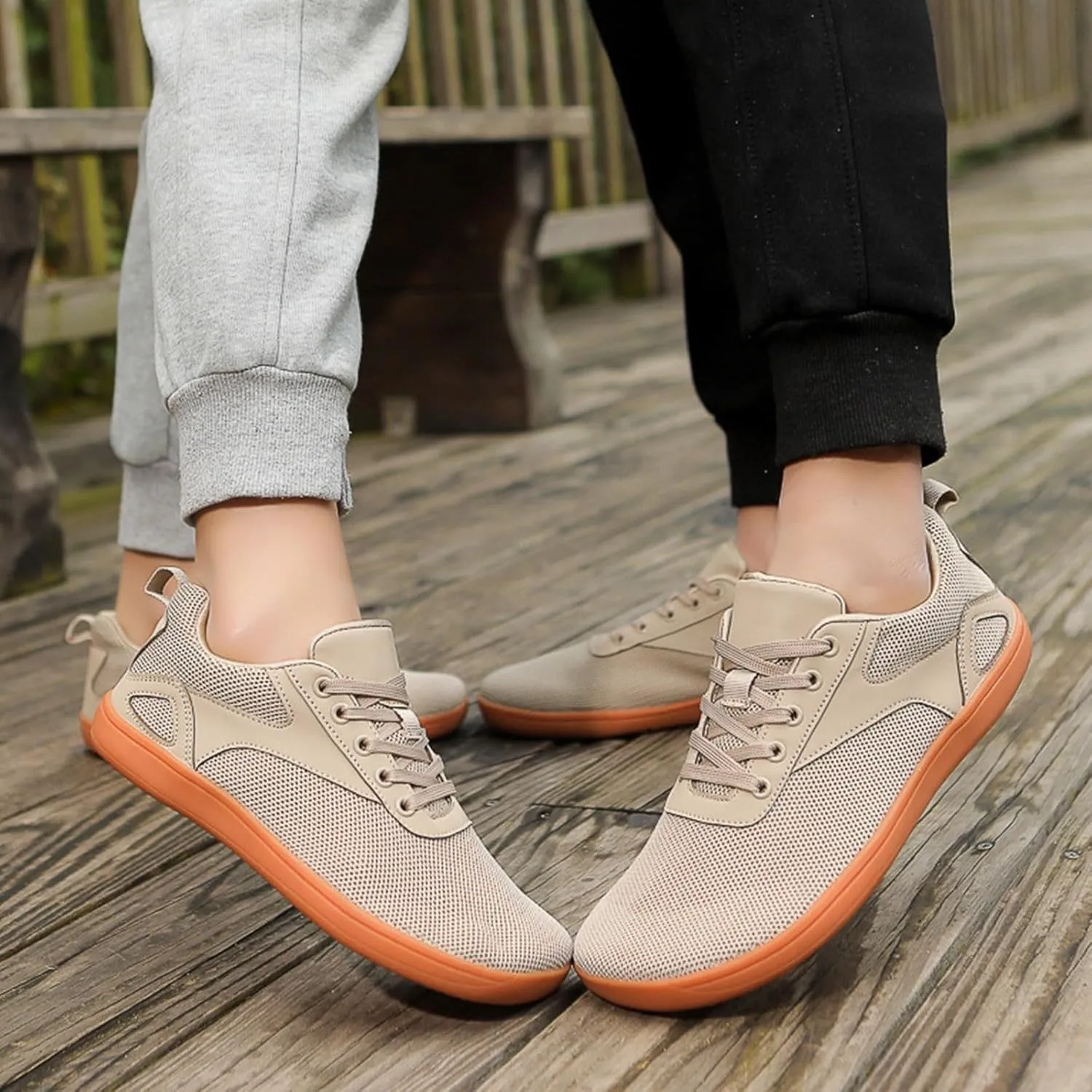 Athletic Fashion Sneakers for Men Breathable Elastic Fly Woven Mesh Sneaker Arch Support Walking Shoes for Men