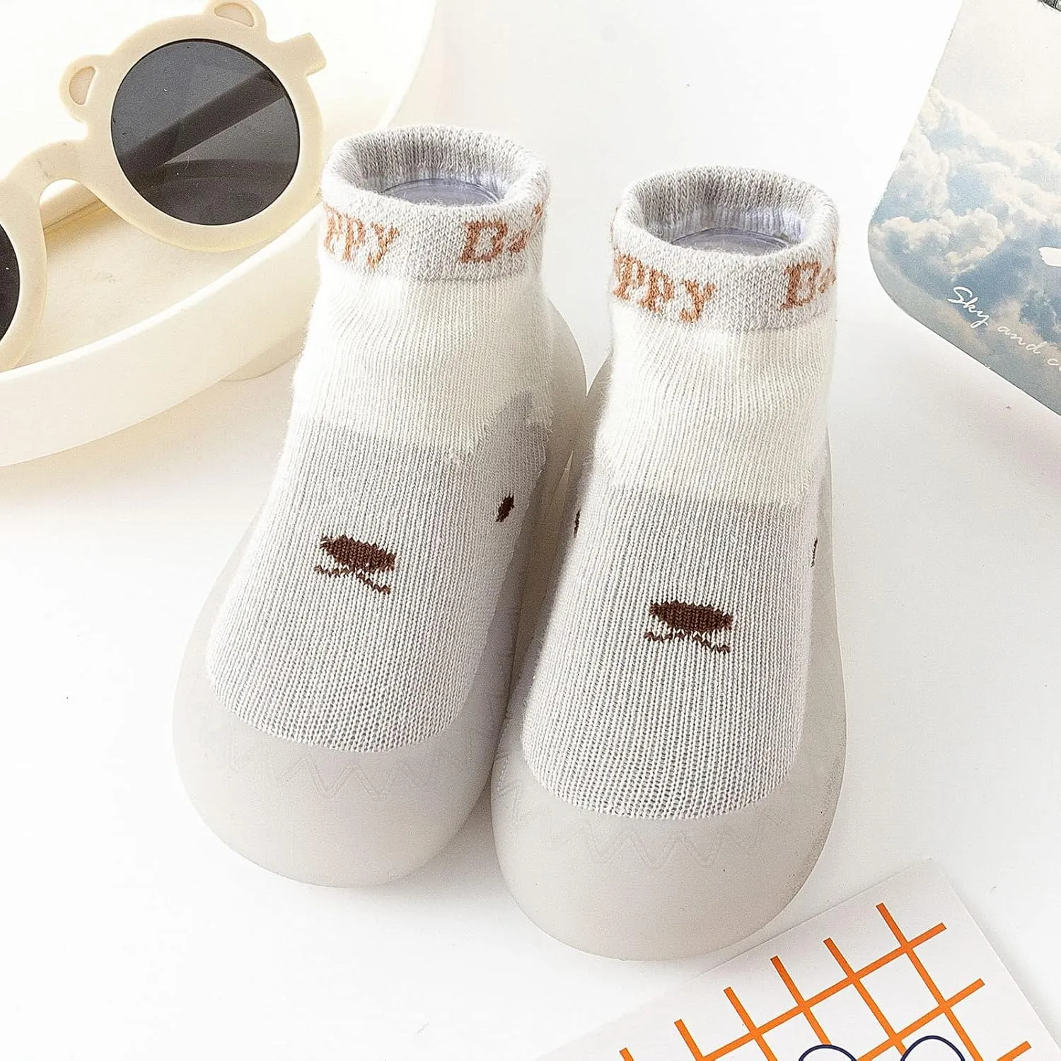 Baby Home Sneakers Girls Boys Lightweight Breathable Mesh First Walking Shoes Non Slip Soft Sole Sock Shoes