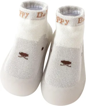 Baby Home Sneakers Girls Boys Lightweight Breathable Mesh First Walking Shoes Non Slip Soft Sole Sock Shoes