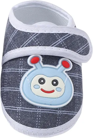 Baby Shoes Fashion Soft Sole Toddler Dress Cute Print Princess Shoes Toddler Shoes White Shoes for Toddler Girls (Grey, 3.5 Infant)