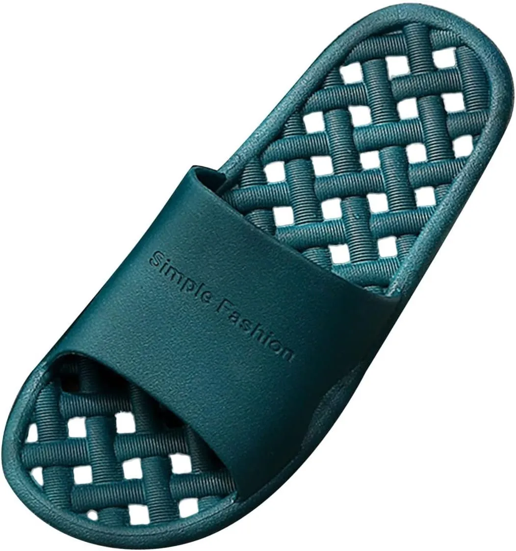 Bathroom Slippers Men Slides for Women Mens Slippers Womens Slides Lightweight Beach Bathroom