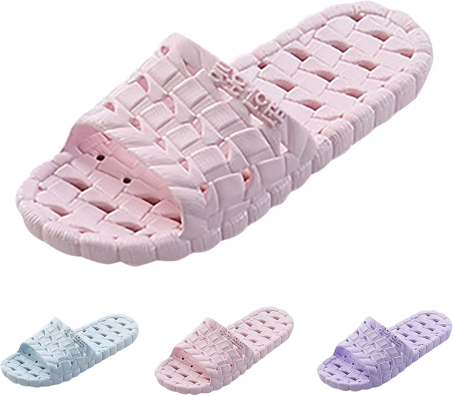 Bathroom Slippers Men Slides for Women Mens Slippers Womens Slides Lightweight Beach Bathroom