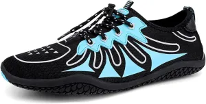 Beach Hiking Water Shoes,Quick-Dry Summer Breathable Barefoot Swim Shoes,Lightweight Slip Resistant Surf Pool Aqua Shoes,Unisex,with Draining Hole,for Cycling/Fitness/Yoga