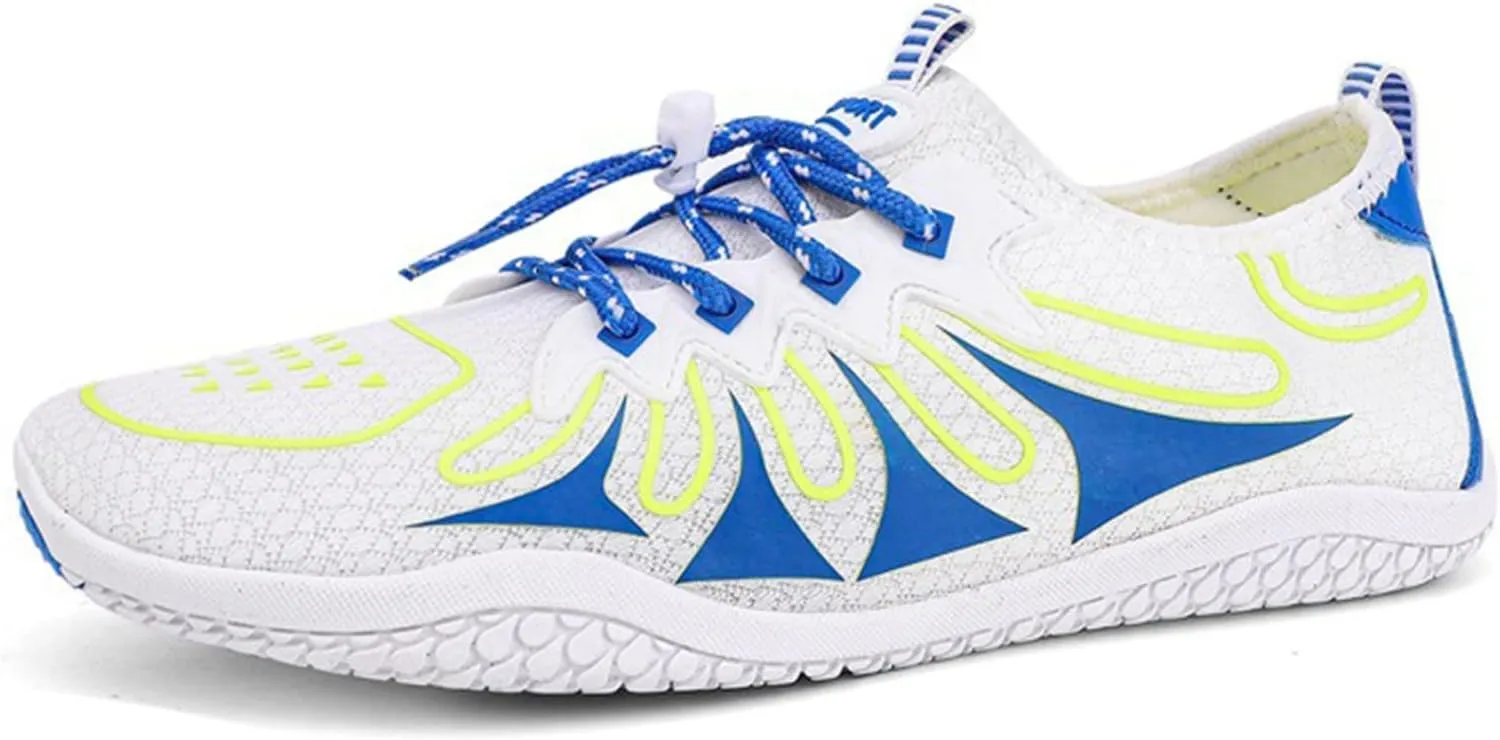Beach Hiking Water Shoes,Quick-Dry Summer Breathable Barefoot Swim Shoes,Lightweight Slip Resistant Surf Pool Aqua Shoes,Unisex,with Draining Hole,for Cycling/Fitness/Yoga