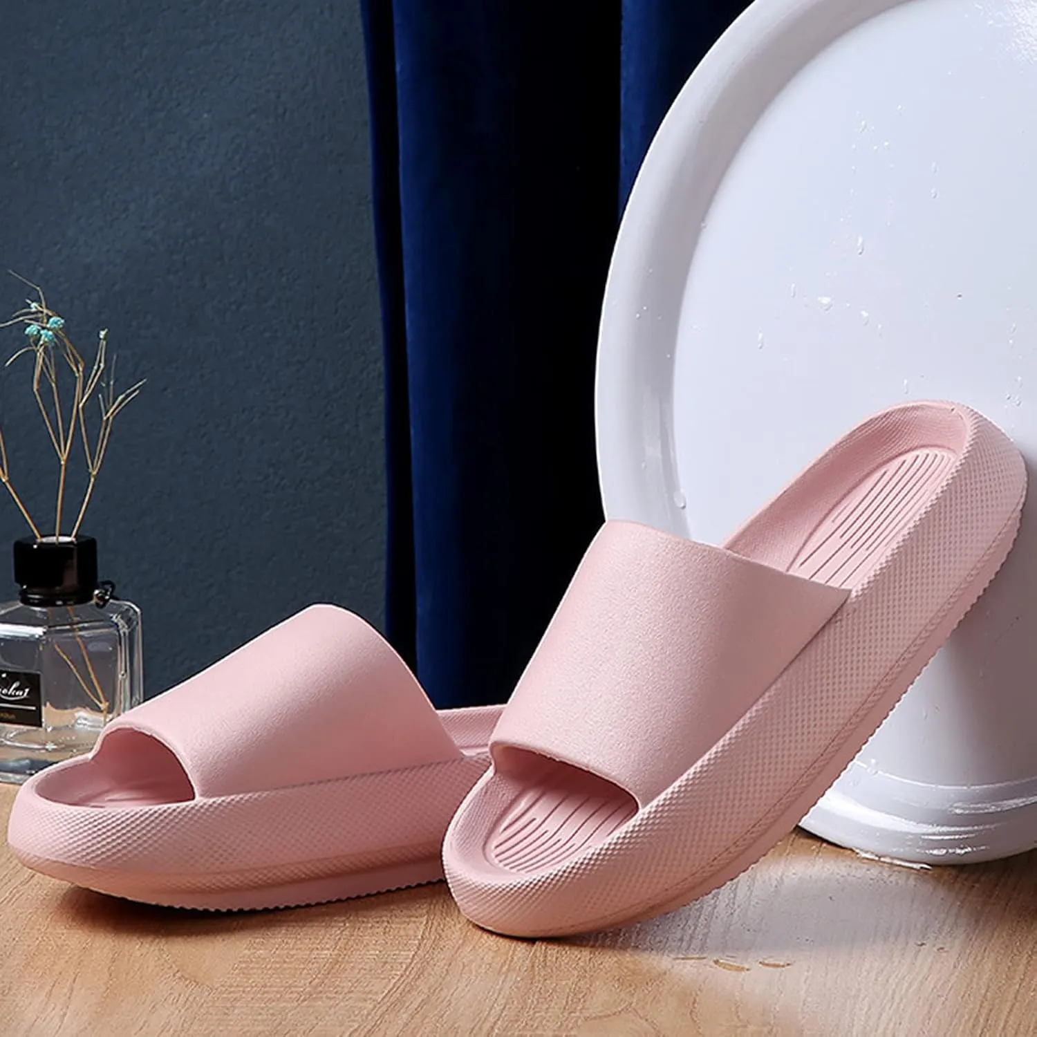 Cloud Slippers for Men Shower Shoes Women Mens Shower Shoes Womens Slides Gym Non Slip Indoor Outdoor Slippers