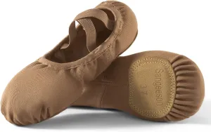 Dance Women's Ballet Shoes Stretch Canvas Dance Slippers Split Sole for Girls/Adult