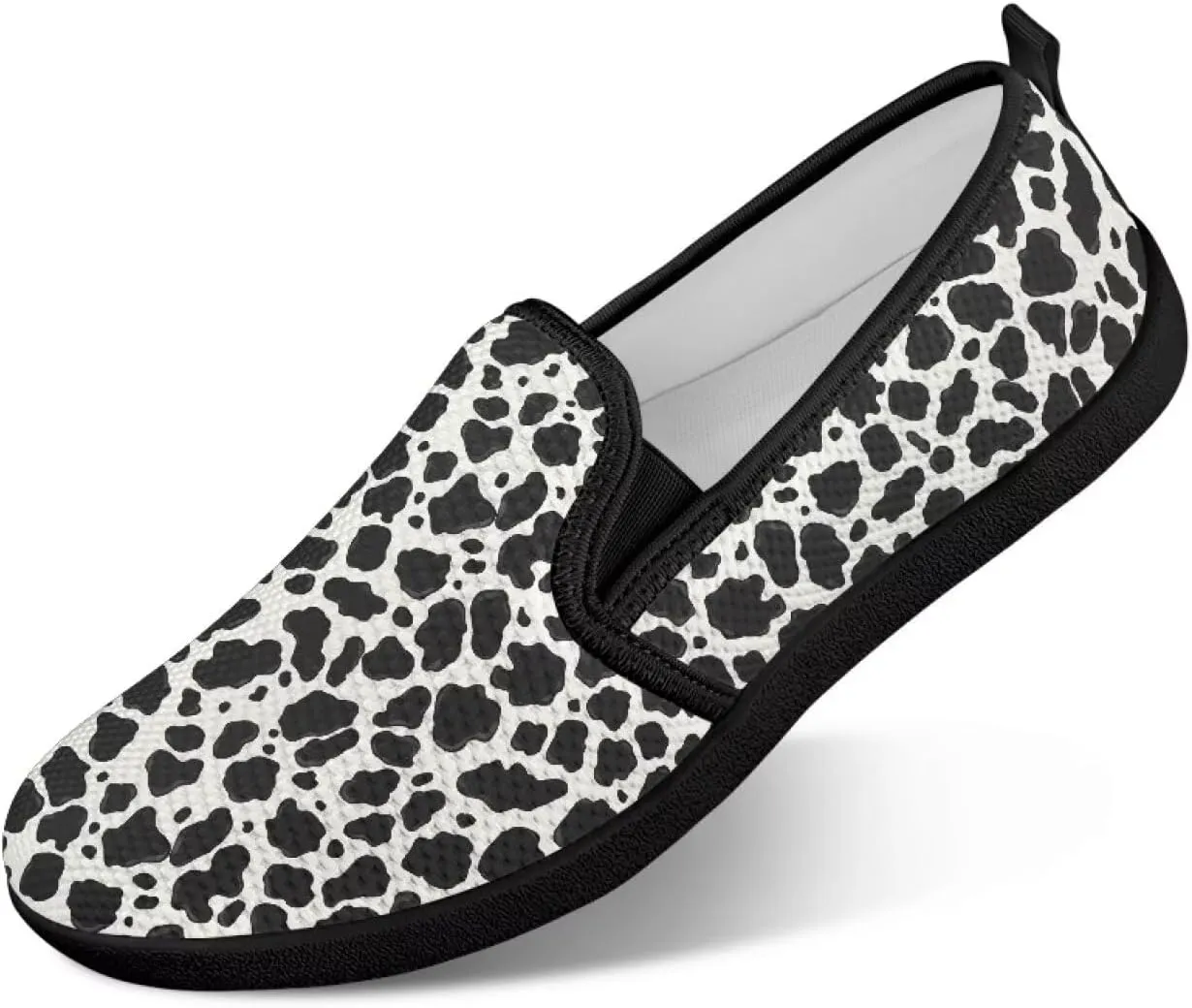 Fashion Barefoot Walking Shoe Womens Casual Slip On Loafers Breathable Anti-Slip Camping Shoes with EVA Sole for Cycling US 6-11 Black Sole