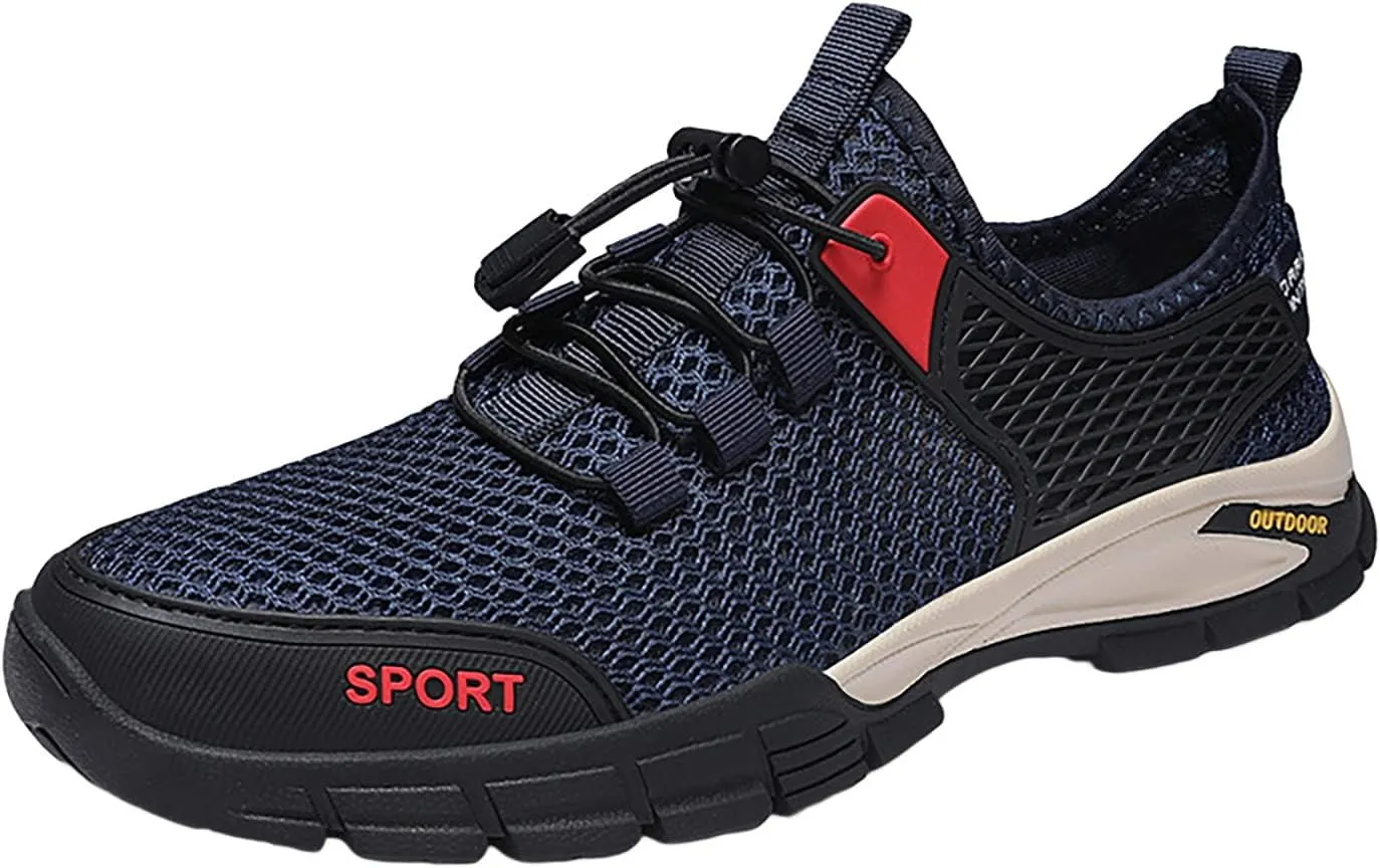 Fashion Sport Shoes for Men Lightweight Breathable Walking Shoe Gym Tennis Fashion Lightweight Sneakers for Men