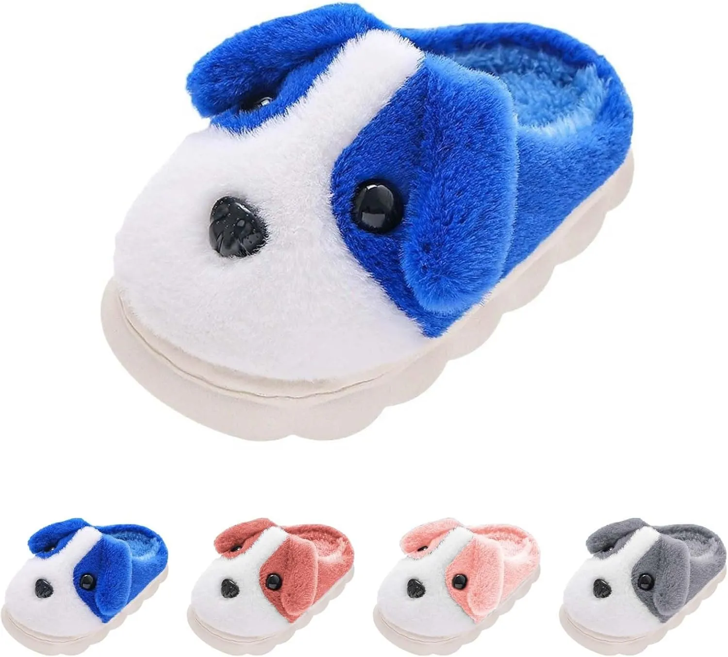 Girls Foam Soft Sole House Slippers Kids Plush House Shoes Boys Warm ??artoon Slippers Cute Animal Winter Indoor Slipper
