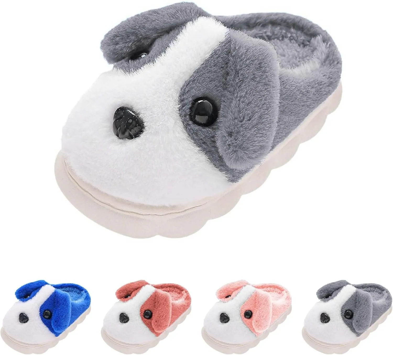Girls Foam Soft Sole House Slippers Kids Plush House Shoes Boys Warm ??artoon Slippers Cute Animal Winter Indoor Slipper