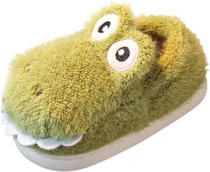 Girls Slipper Slides Girls Boys Home Slippers Warm Heel House Slippers For Toddler Lined Winter Girls Sandals High Heels