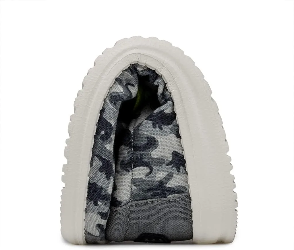 Hey Dude? Wally Camodino Kid Shoes ?C Unisex ?C Ultralight Design ?C Cotton Canvas Upper ?C Cotton Lining