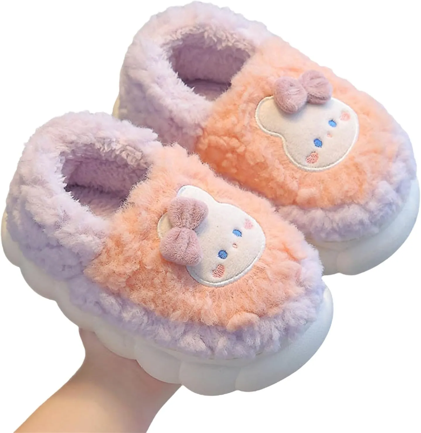 House Slippers for Girls Size 2 Toddler Children Baby Kids Girls Boys Cute Slippers Warm Little Girl Puppy Slippers
