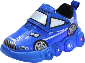 IWIHMIV Waterproof Tennis Shoes for Boys Girls Non Slip Light Up Sports Athletic Shoes Casual Running Shoes