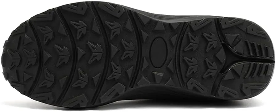 JITUUE Men's Waterproof Hiking Shoes Leather Low-Top Hiking Shoes for Outdoor Trailing Trekking Camping Walking Sneakers
