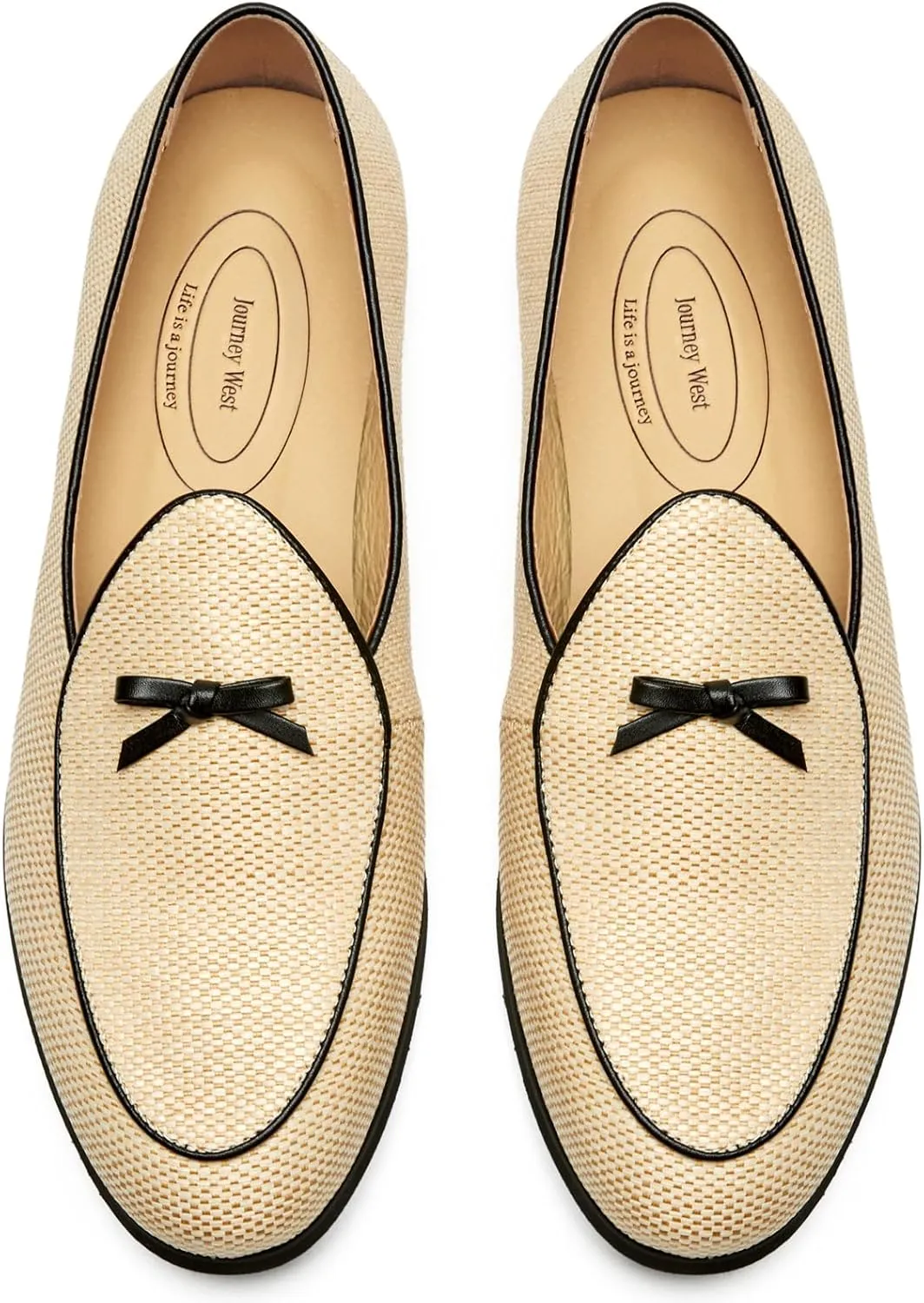Journey West Men's Vintage Loafers for Men Belgian Loafers Slip-on Loafer Penny Loafer Casual Loafers