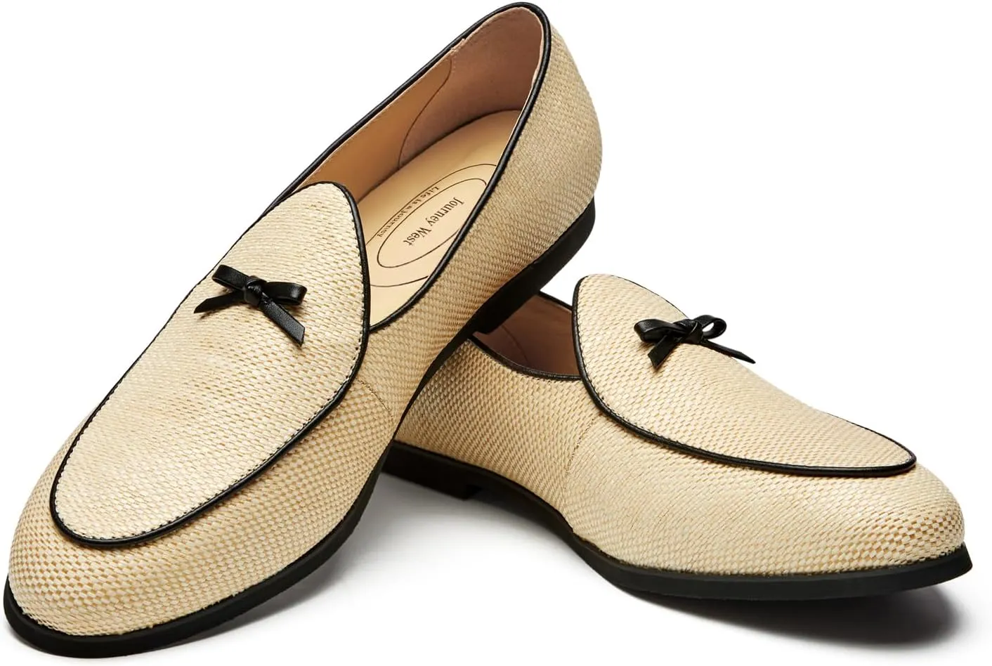 Journey West Men's Vintage Loafers for Men Belgian Loafers Slip-on Loafer Penny Loafer Casual Loafers