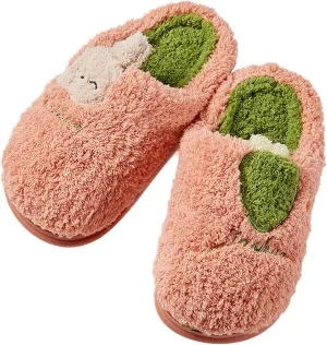 Kids House Shoes Bedroom Slippers For Kids Cotton Slippers Girls Boys Slippers Memory Foam Comfy Girls Heels Size 1
