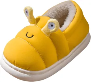 Kids Slippers Non Slip Fashion Autumn And Winter Boys And Girls Slippers Flat Bottom Lightweight Short Plush Warm 4 1