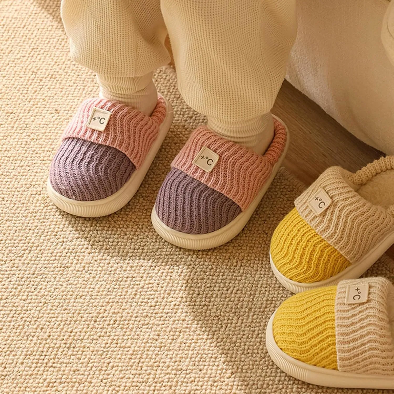Little Girl Fuzzy Slipper Kids Slippers Girls Boys Slippers Cotton Comfy House Slippers Bedroom Big Girl Sandals Size 5