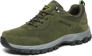 Mens Hiking Shoes, Low Top Waterproof Hiking Shoes, Lightweight Anti-Slip Outdoor Walking Work Sneakers Size 7-10.5