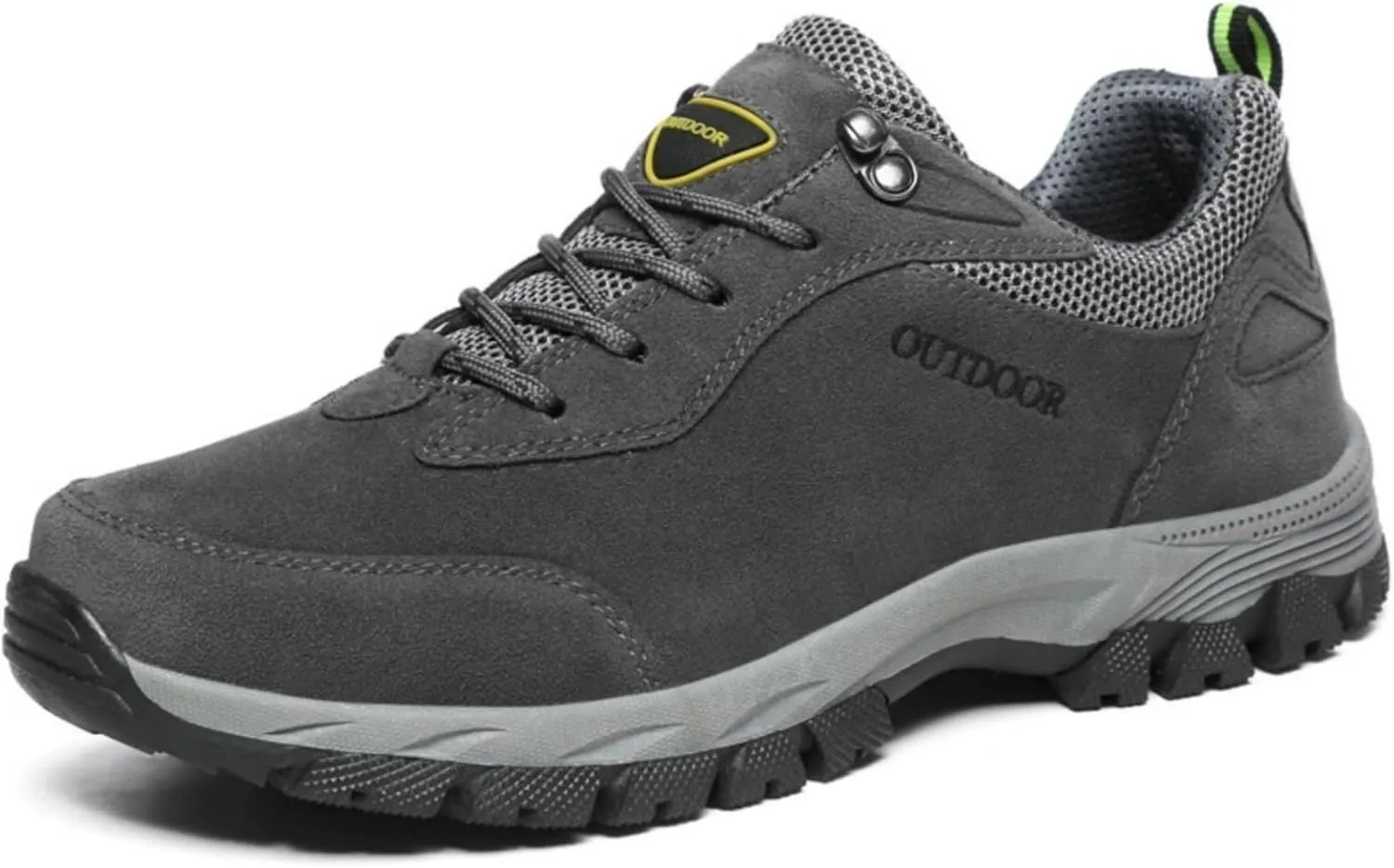 Mens Hiking Shoes, Low Top Waterproof Hiking Shoes, Lightweight Anti-Slip Outdoor Walking Work Sneakers Size 7-10.5