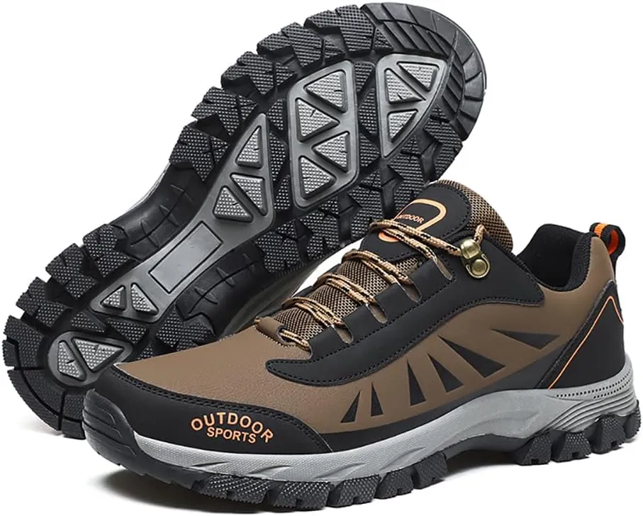 Men's Hiking Shoes Outdoor Athletic Camping Sneakers Waterproof Hiking Shoes Men