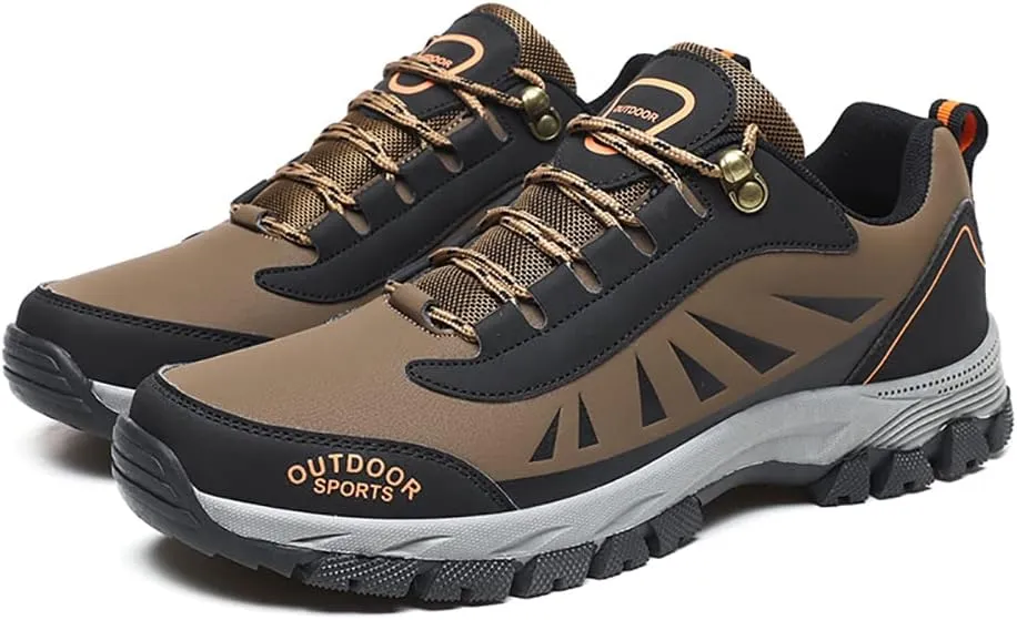 Men's Hiking Shoes Outdoor Athletic Camping Sneakers Waterproof Hiking Shoes Men
