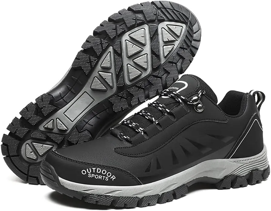 Men's Hiking Shoes Outdoor Athletic Camping Sneakers Waterproof Hiking Shoes Men