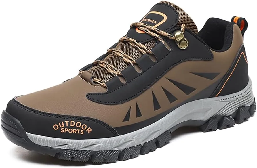 Men's Hiking Shoes Outdoor Athletic Camping Sneakers Waterproof Hiking Shoes Men
