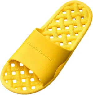 Mens Slides Shower Shoes Women Mens Shower Shoes Slides for Women Public Drainage Hole Indoor Slippers