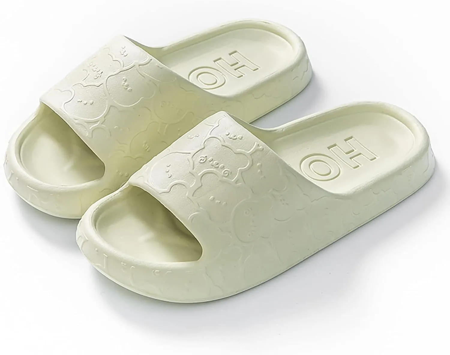 Mens Slides Shower Shoes Women Mens Shower Shoes Slides for Women Public Drainage Hole Indoor Slippers