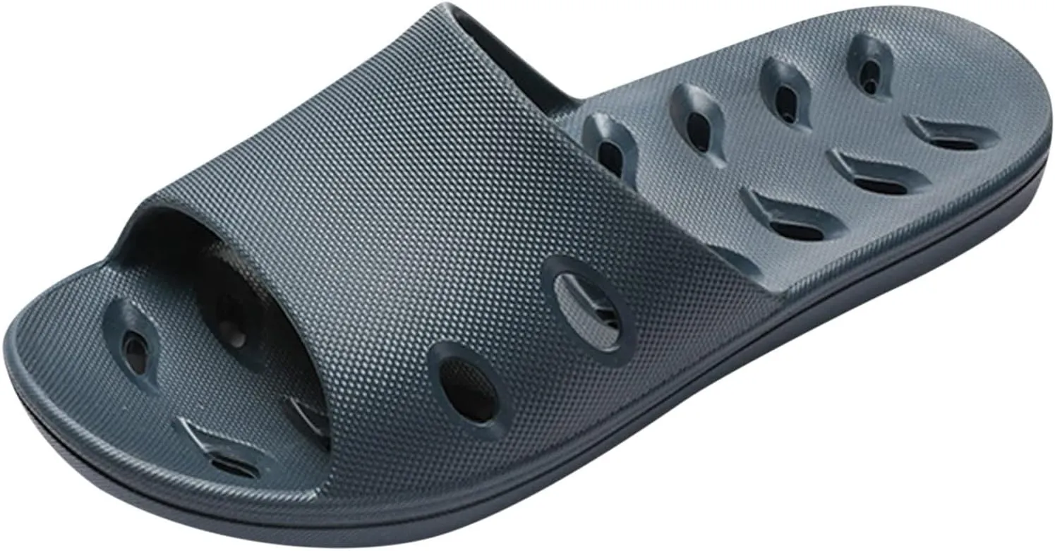 Mens Slippers Slides for Women Mens Shower Shoes Shower Shoes Women Beach Bathroom House Slides Slippers