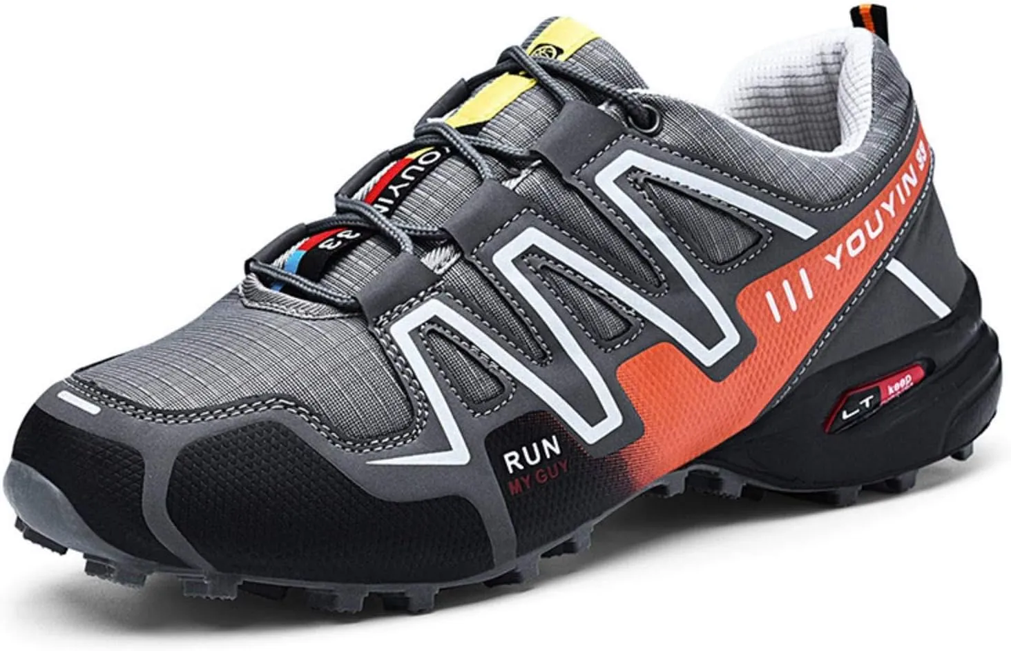 NC Fashion Men's Breathable Non-Slip Wear-Resistant Hiking Shoes Outdoor Running Cross-Country Hiking Shoes