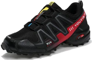 NC Fashion Men's Breathable Non-Slip Wear-Resistant Hiking Shoes Outdoor Running Cross-Country Hiking Shoes