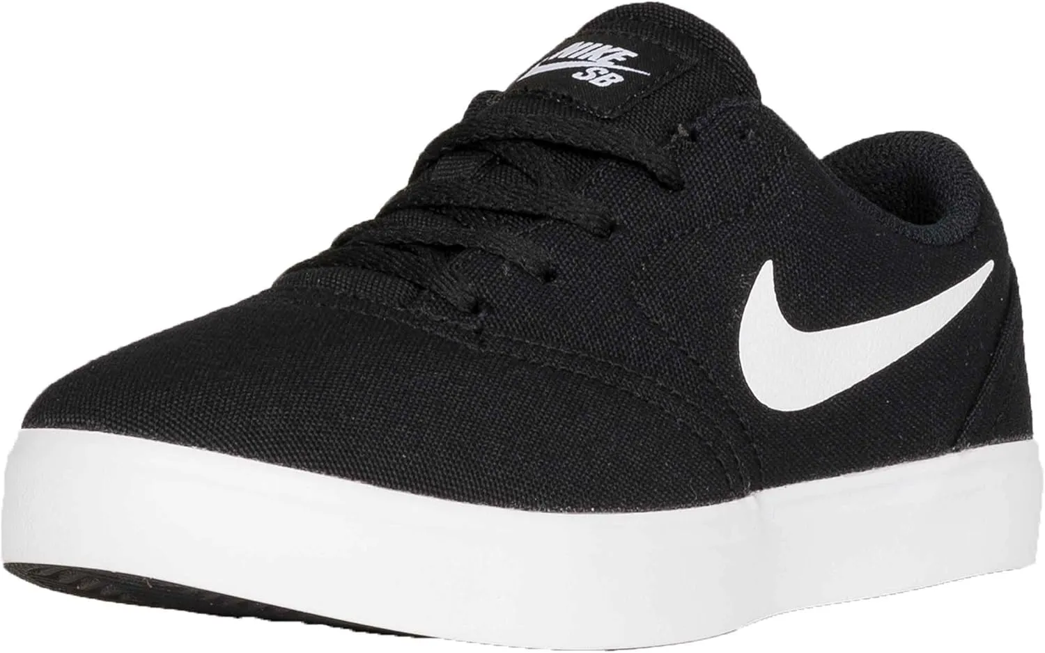 Nike Boy's Check Canvas (Little Kid) Black/White 11.5 Little Kid M