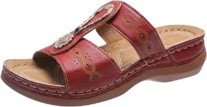 Orthopedic Sandals for Women Wide Width Arch Support Orthopedic Women Sandals Comfortable Sandals for Elderly Women Comfort Orthopedic Womens Sandals Size 12 Orthopedic Women's Shoes Casual Sandals