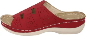 Orthopedic Sandals for Women Wide Width Comfortable Wedge Sandals for Women Summer Dressy Low Heel Hollow Out Slip On Slippers Casual Comfortable Walking Arch Support Lightweight Slippers