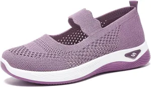Orthopedic Shoes for Women 2025 Comfortable Breathable Walking Comfortable Slip on Sneakers Lightweight Sneaker Non Slip Shoes with Arch Support Sneakers