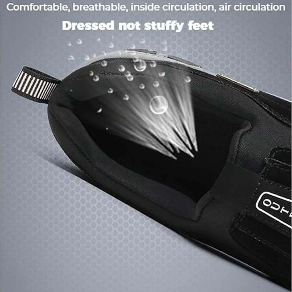 Orthopedic Walking Shoes Mens, Hiking Shoes for Men Comfortable Waterproof Breathable, Outdoor Slip On Hiking Shoes