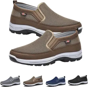 Orthoture Mens Shoes, Orthoture Shoes, Arch Support Orthopedic Slip-on Running Hiking Sneakers Comfortable Hiking Loafers