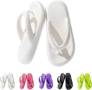 Pillow Slippers for Women Casual Orthotic Flip Flops Summer Platform Recovery Walking Slides with Arch Supprot Beach