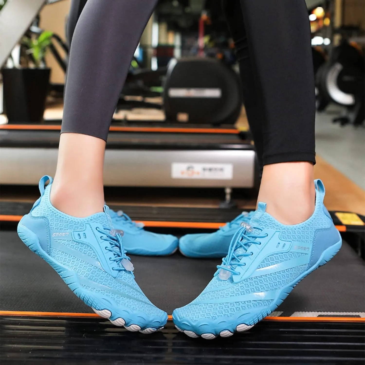 Quick-Dry Beach Swim Shoes,Outdoor Sport Lightweight Hiking Water Shoes,Comfy Breathable Cycling Shoes,Aqua Surf Barefoot Shoes,Unisex,with Draining Hole