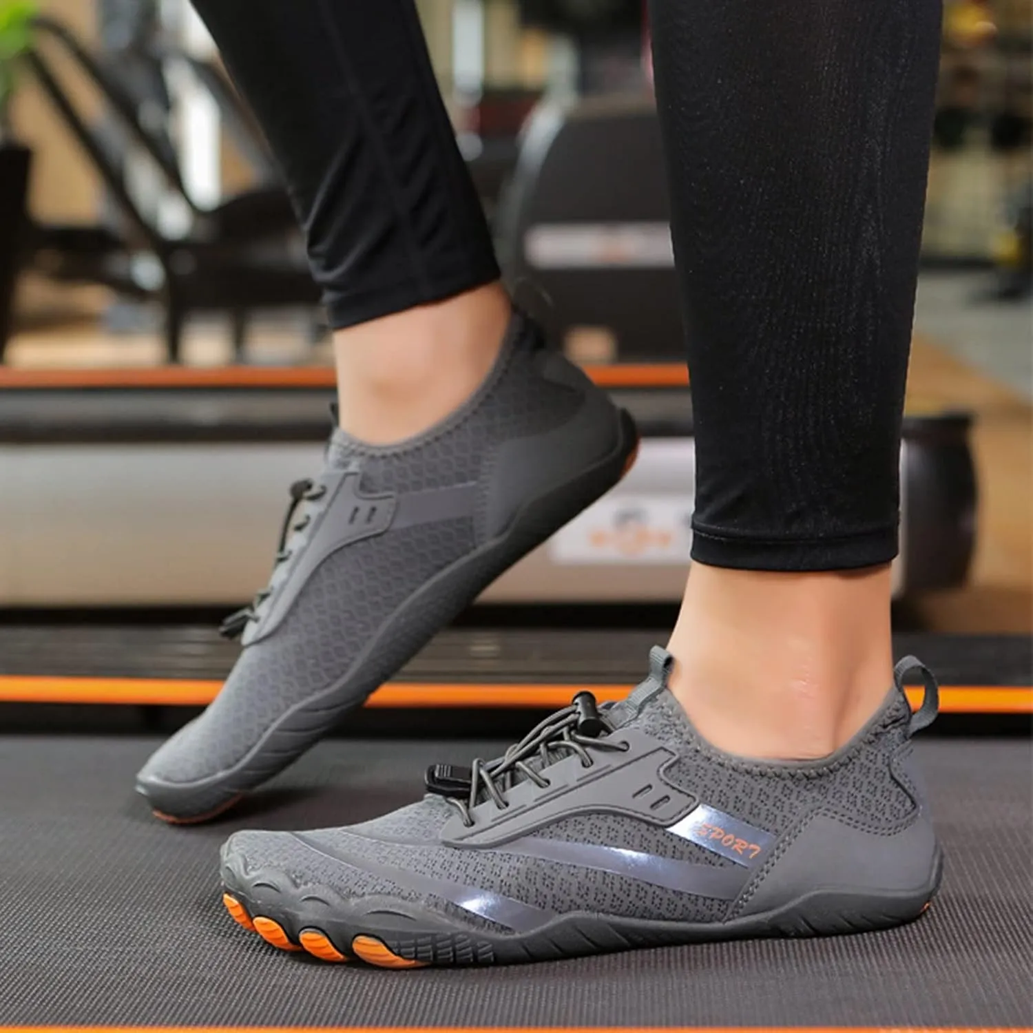 Quick-Dry Beach Swim Shoes,Outdoor Sport Lightweight Hiking Water Shoes,Comfy Breathable Cycling Shoes,Aqua Surf Barefoot Shoes,Unisex,with Draining Hole