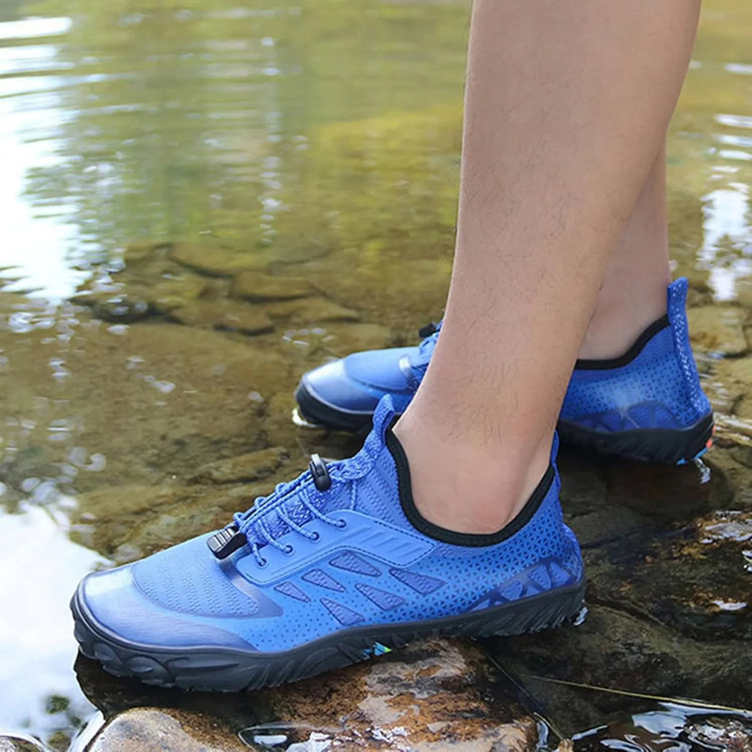 Quick-Dry Cycling Shoes,Outdoor Sport Beach Surf Barefoot Shoes,Summer Lightweight Breathable Aqua Swim Water Shoes,Unisex Adult,with Draining Hole,for Fitness/Exercise