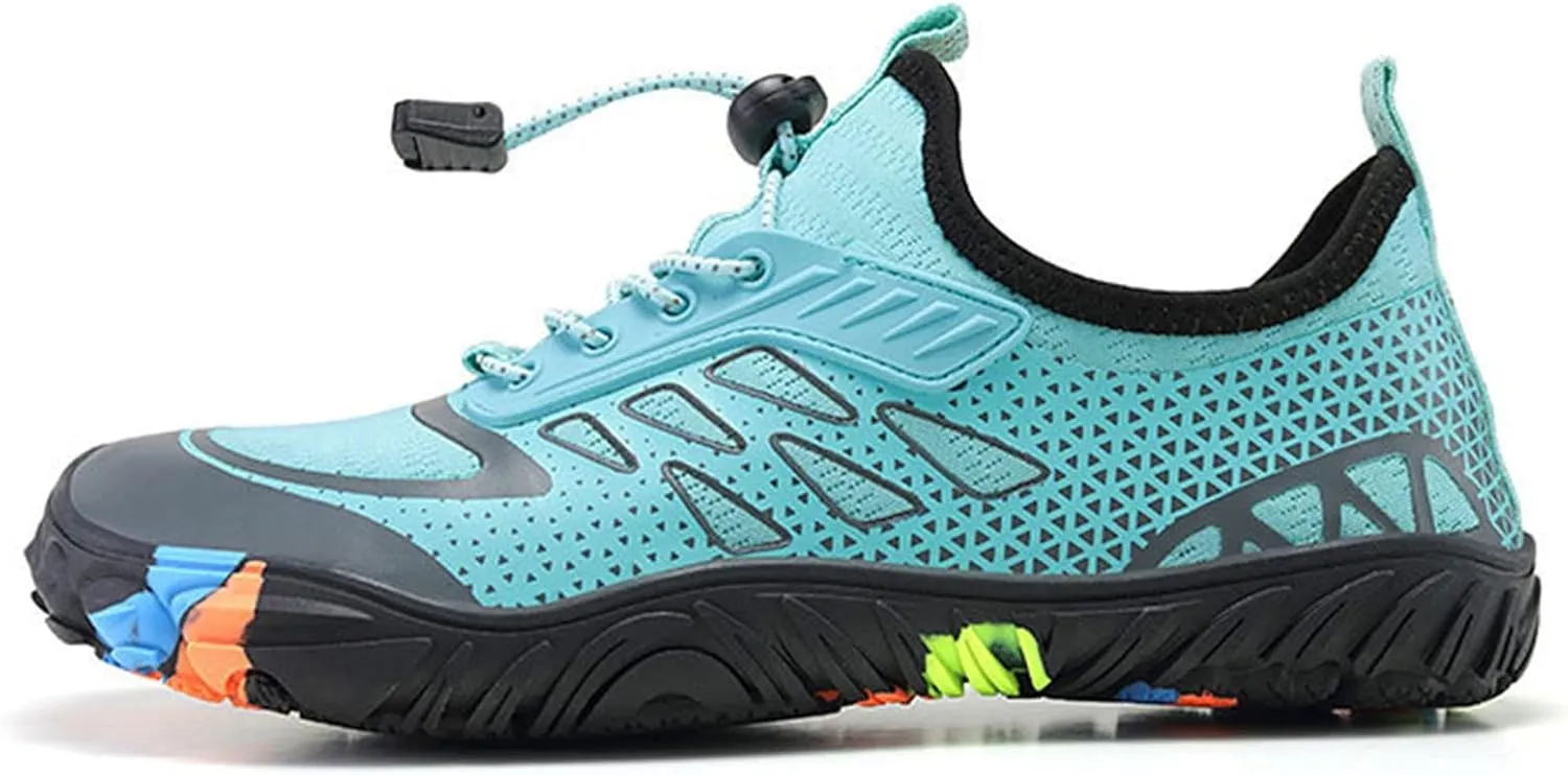 Quick-Dry Cycling Shoes,Outdoor Sport Beach Surf Barefoot Shoes,Summer Lightweight Breathable Aqua Swim Water Shoes,Unisex Adult,with Draining Hole,for Fitness/Exercise